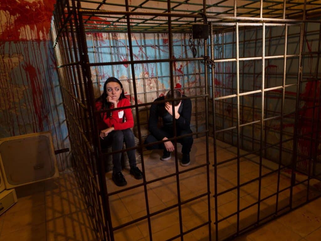 Couple in a Cage