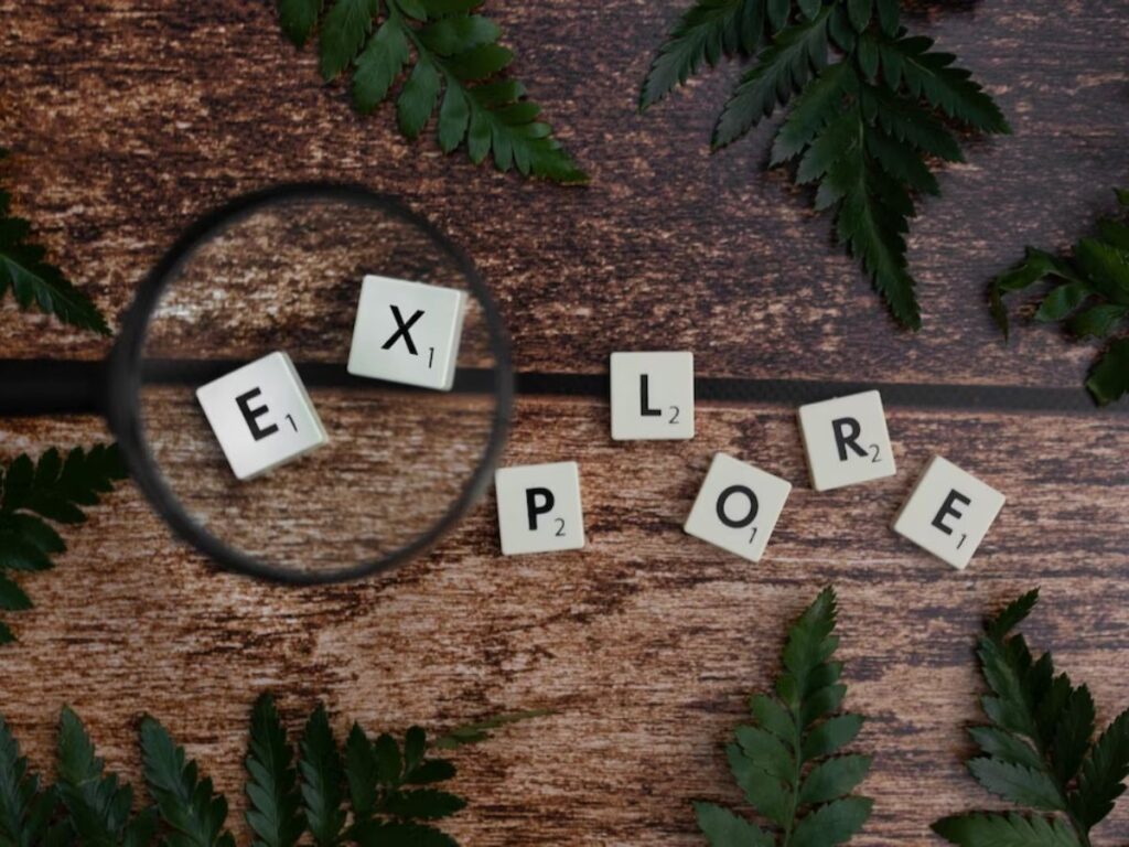 Explore from Scrabble Blocks
