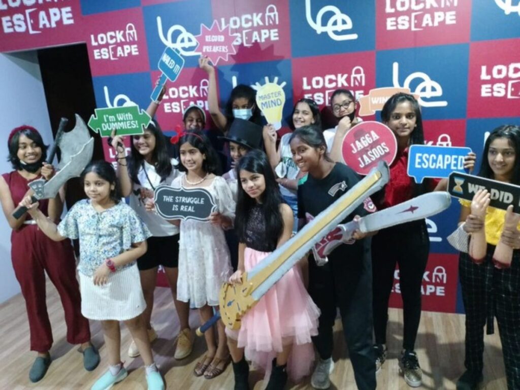 A unique birthday party gift idea for Hyderabad kids - a Lock N Escape adventure