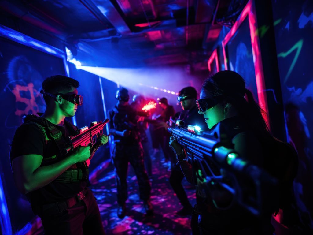 laser tag arena hyderabad indoor gameplay