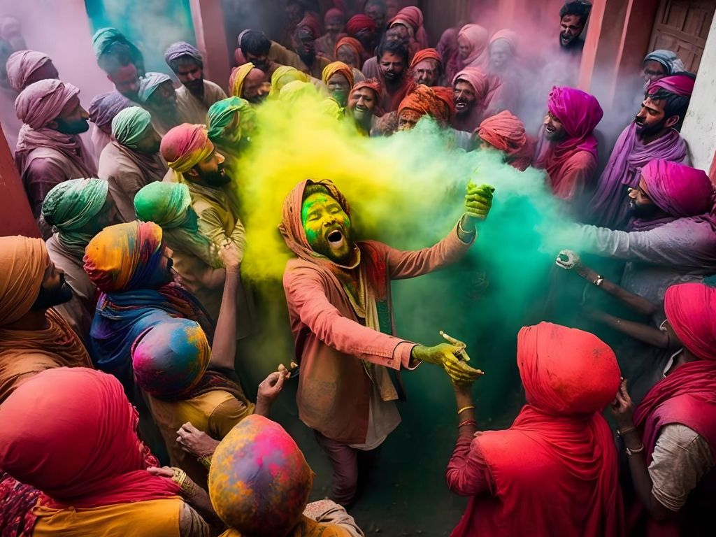 escape room holi party