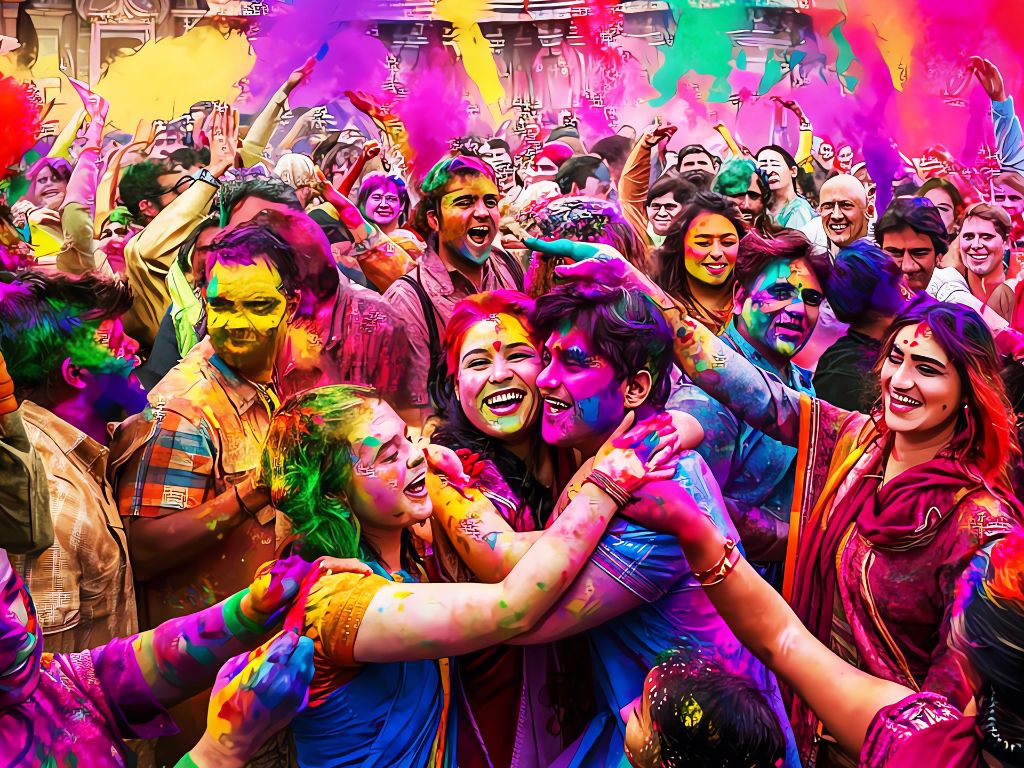 pre holi festivities